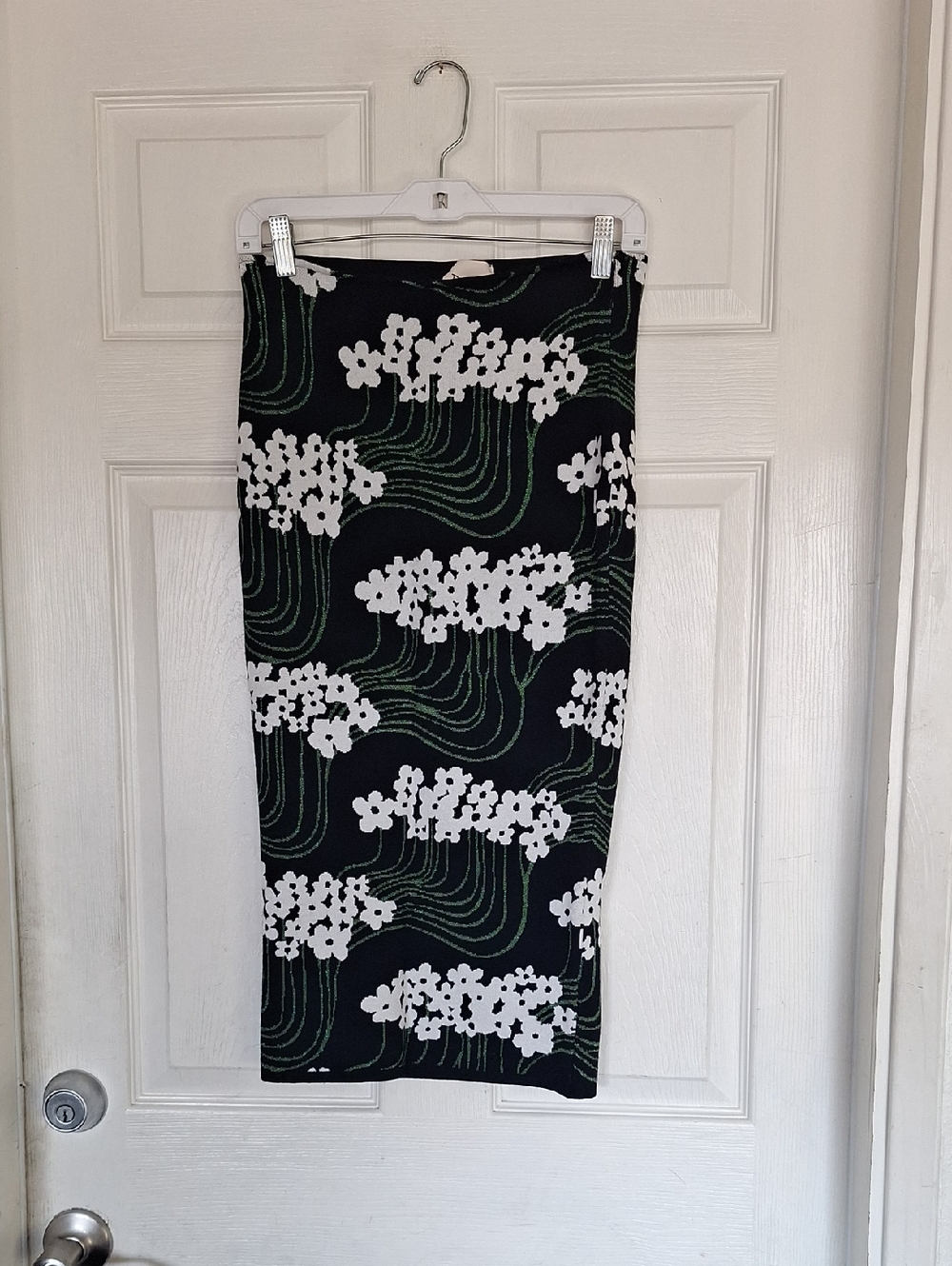 Dixie Midi Skirt Women M Knit Floral